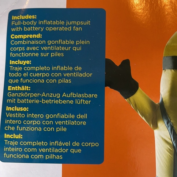 Minion Stuart Inflatable Adult Costume! New! - Picture 3 of 6